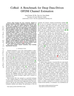 CeBed: A Benchmark for Deep Data-Driven OFDM Channel Estimation