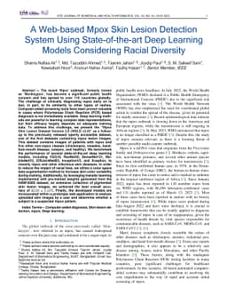 A Web-based Mpox Skin Lesion Detection System Using State-of-the-art
  Deep Learning Models Considering Racial Diversity