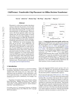 ChiPFormer: Transferable Chip Placement via Offline Decision Transformer