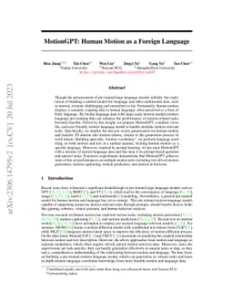 MotionGPT: Human Motion as a Foreign Language