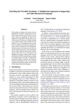 Enriching the NArabizi Treebank: A Multifaceted Approach to Supporting
  an Under-Resourced Language
