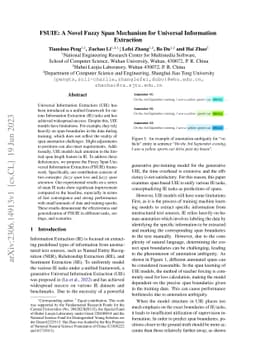 FSUIE: A Novel Fuzzy Span Mechanism for Universal Information Extraction