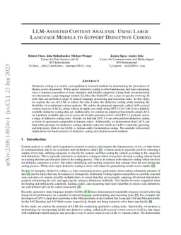 LLM-Assisted Content Analysis: Using Large Language Models to Support
  Deductive Coding