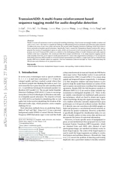 TranssionADD: A multi-frame reinforcement based sequence tagging model
  for audio deepfake detection
