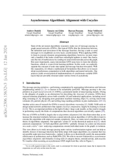 Asynchronous Algorithmic Alignment with Cocycles