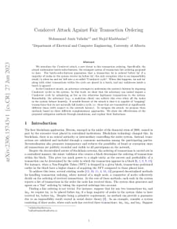 Condorcet Attack Against Fair Transaction Ordering