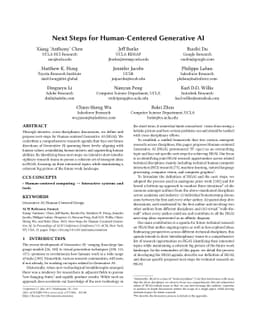 Next Steps for Human-Centered Generative AI: A Technical Perspective