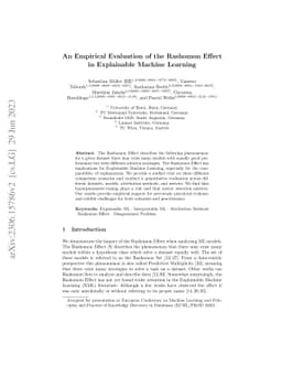 An Empirical Evaluation of the Rashomon Effect in Explainable Machine
  Learning