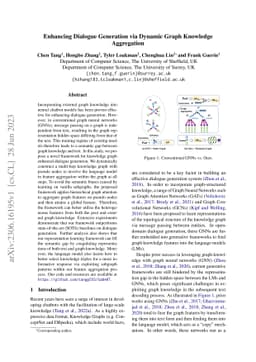 Enhancing Dialogue Generation via Dynamic Graph Knowledge Aggregation