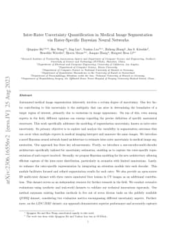 Inter-Rater Uncertainty Quantification in Medical Image Segmentation via
  Rater-Specific Bayesian Neural Networks