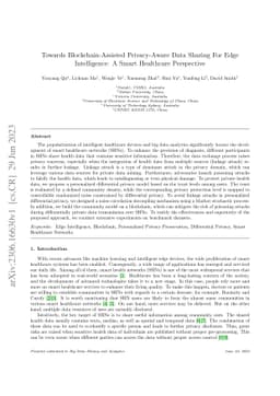 Towards Blockchain-Assisted Privacy-Aware Data Sharing For Edge
  Intelligence: A Smart Healthcare Perspective