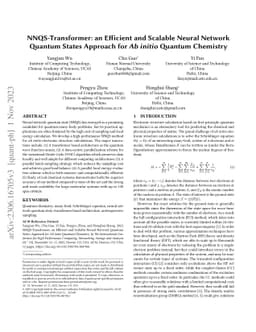NNQS-Transformer: an Efficient and Scalable Neural Network Quantum
  States Approach for Ab initio Quantum Chemistry