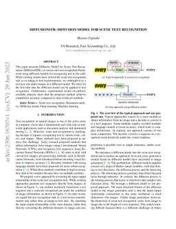 DiffusionSTR: Diffusion Model for Scene Text Recognition