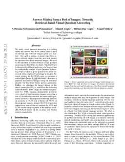 Answer Mining from a Pool of Images: Towards Retrieval-Based Visual
  Question Answering