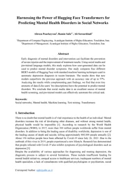 Harnessing the Power of Hugging Face Transformers for Predicting Mental
  Health Disorders in Social Networks