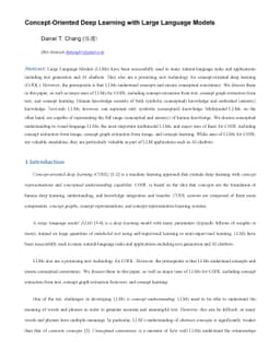 Concept-Oriented Deep Learning with Large Language Models