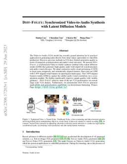 Diff-Foley: Synchronized Video-to-Audio Synthesis with Latent Diffusion
  Models