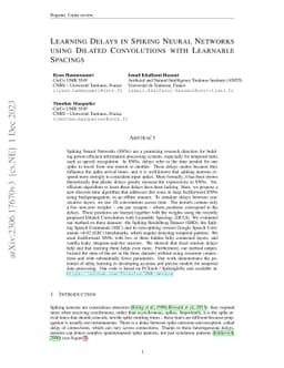 Learning Delays in Spiking Neural Networks using Dilated Convolutions
  with Learnable Spacings