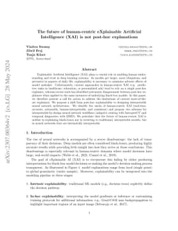 The future of human-centric eXplainable Artificial Intelligence (XAI) is
  not post-hoc explanations