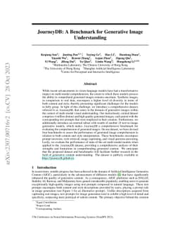 JourneyDB: A Benchmark for Generative Image Understanding
