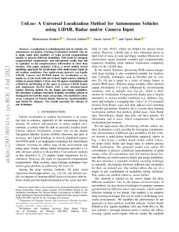 UnLoc: A Universal Localization Method for Autonomous Vehicles using
  LiDAR, Radar and/or Camera Input