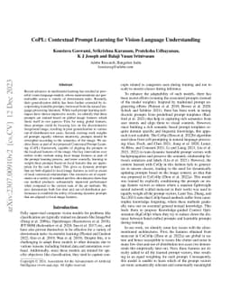 CoPL: Contextual Prompt Learning for Vision-Language Understanding