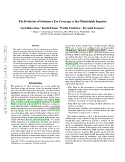 The Evolution of Substance Use Coverage in the Philadelphia Inquirer