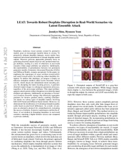 LEAT: Towards Robust Deepfake Disruption in Real-World Scenarios via
  Latent Ensemble Attack