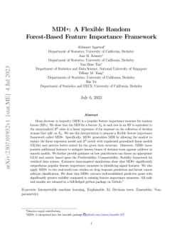 MDI+: A Flexible Random Forest-Based Feature Importance Framework