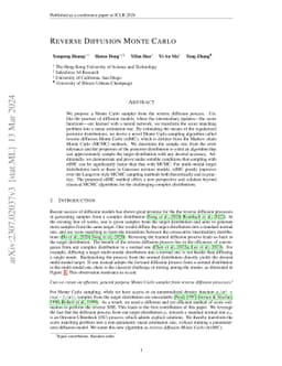 Reverse Diffusion Monte Carlo