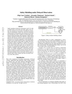 Safety Shielding under Delayed Observation