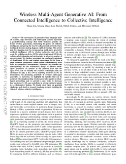 Wireless Multi-Agent Generative AI: From Connected Intelligence to
  Collective Intelligence