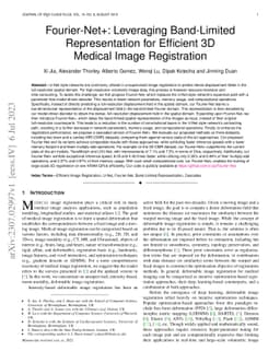 Fourier-Net+: Leveraging Band-Limited Representation for Efficient 3D
  Medical Image Registration