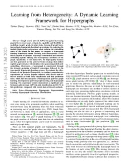 Learning from Heterogeneity: A Dynamic Learning Framework for Hypergraphs