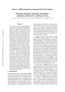MDACE: MIMIC Documents Annotated with Code Evidence