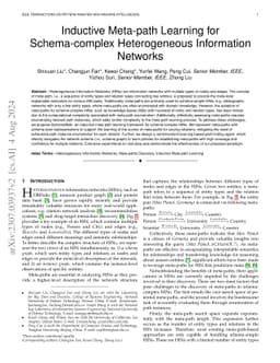 Inductive Meta-path Learning for Schema-complex Heterogeneous
  Information Networks