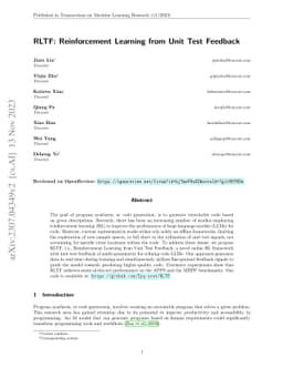 RLTF: Reinforcement Learning from Unit Test Feedback