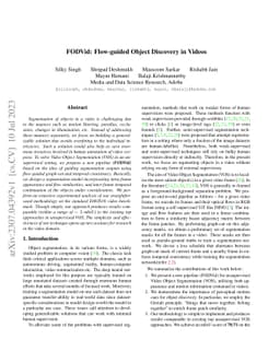 FODVid: Flow-guided Object Discovery in Videos