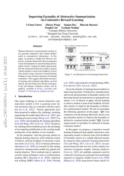 Improving Factuality of Abstractive Summarization via Contrastive Reward
  Learning