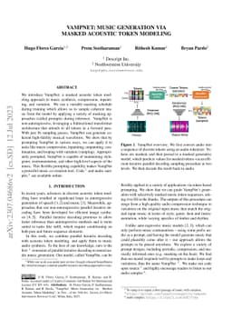 VampNet: Music Generation via Masked Acoustic Token Modeling