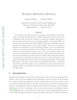 Deceptive Information Retrieval