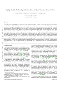 SigOpt Mulch: An Intelligent System for AutoML of Gradient Boosted Trees