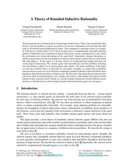 A Theory of Bounded Inductive Rationality