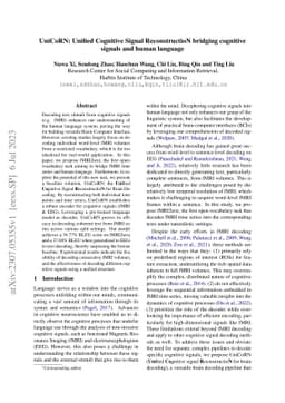 UniCoRN: Unified Cognitive Signal ReconstructioN bridging cognitive
  signals and human language