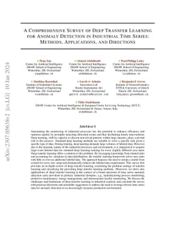 A Comprehensive Survey of Deep Transfer Learning for Anomaly Detection
  in Industrial Time Series: Methods, Applications, and Directions