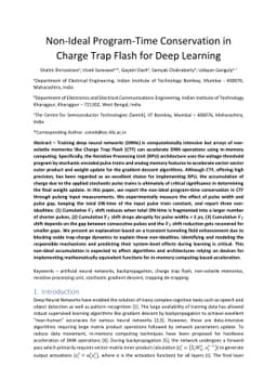 Non-Ideal Program-Time Conservation in Charge Trap Flash for Deep
  Learning