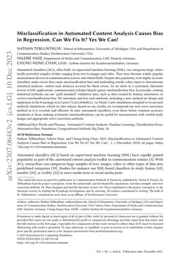 Misclassification in Automated Content Analysis Causes Bias in
  Regression. Can We Fix It? Yes We Can!