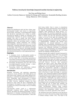 Pathway toward prior knowledge-integrated machine learning in
  engineering