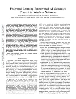 Federated Learning-Empowered AI-Generated Content in Wireless Networks