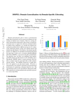 DISPEL: Domain Generalization via Domain-Specific Liberating